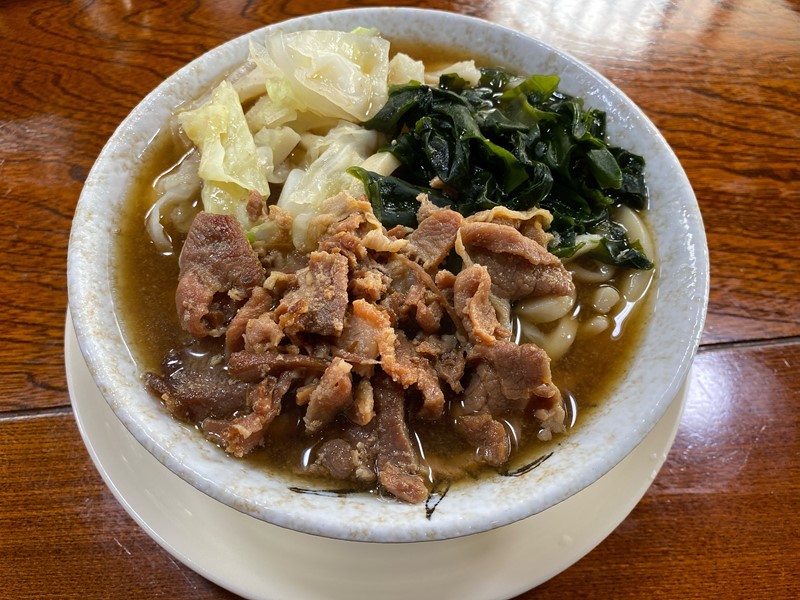 笛吹市石和 手打ちうどん富士 硬すぎず美味しい吉田のうどんが食べられるお店